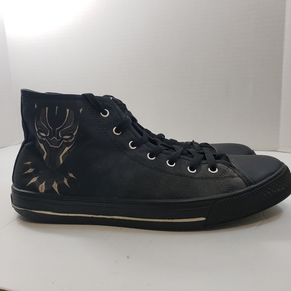 Men's Black Panther High-Top Sneakers